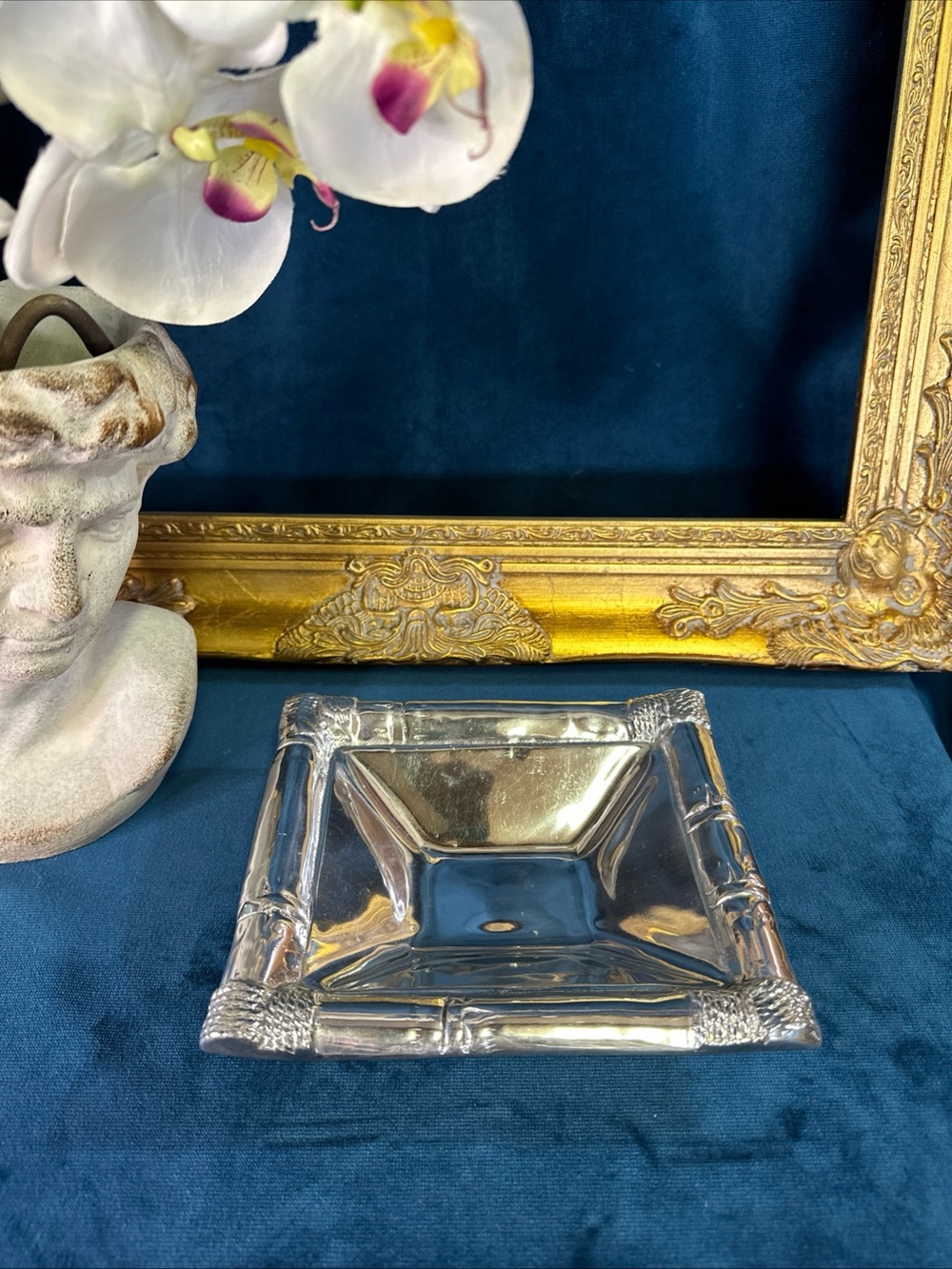 Beatriz Ball Bamboo Rope Trinket Tray Dish Bowl 6x7